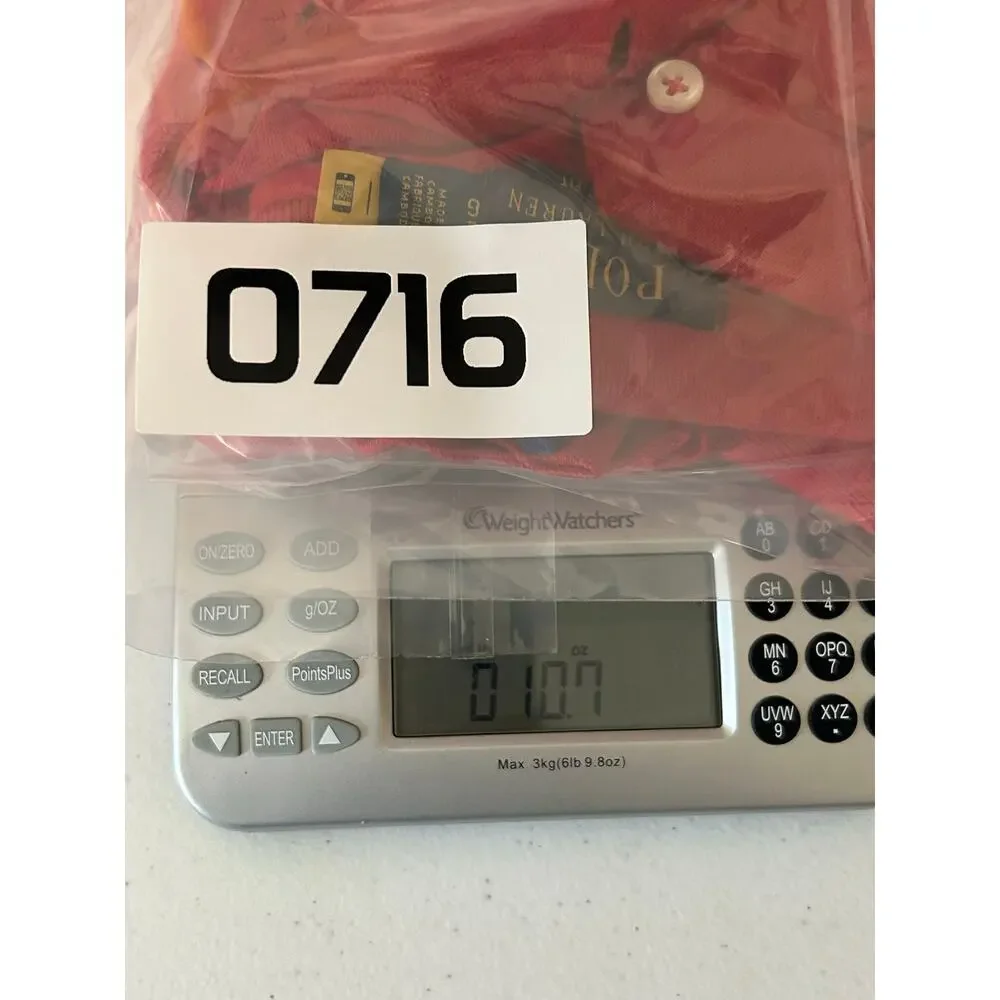 Ralph Lauren Big Pony Polo Short Sleeve Shirt Men Red L Classic Fit Rugby Golf - Picture 13 of 13